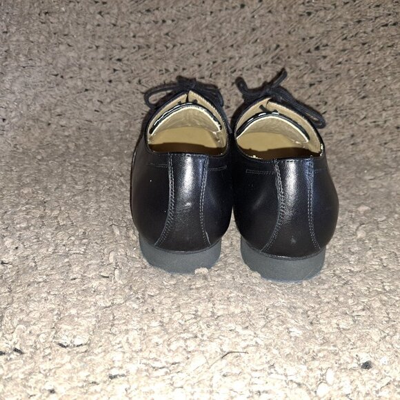 NUEVA EPOCA-Cordova-Woven Black/White Leather Dance Shoes-Sz 6.5UK/8US-NWOB main image 5